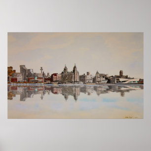 Liverpool-Skyline-Plakat Poster