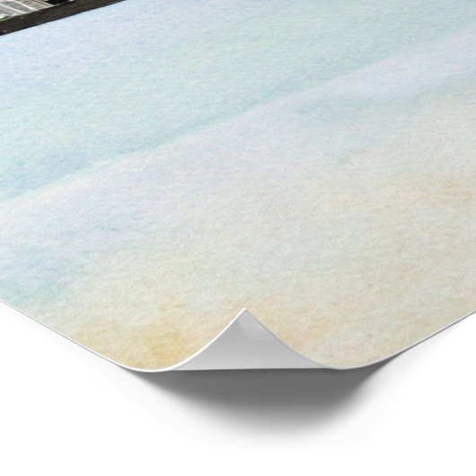 Liverpool Skyline Poster (Ecke)