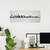 Liverpool Skyline Poster (Heimbüro)
