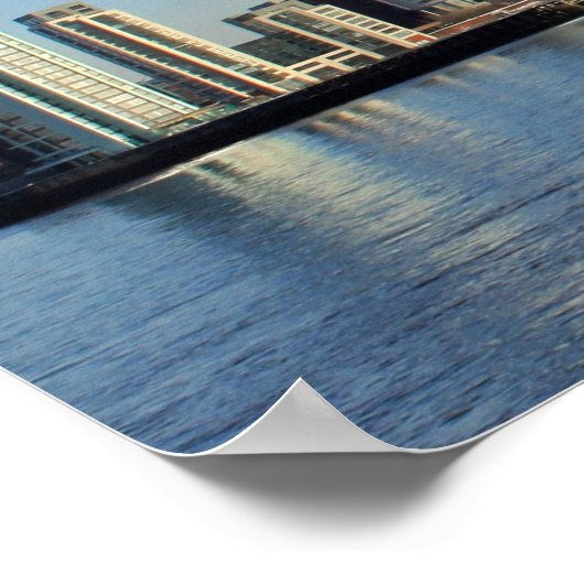 Liverpool Skyline Poster (Ecke)