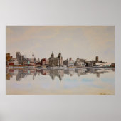 Liverpool Skyline Poster (Vorne)