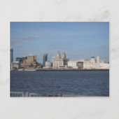 Liverpool Skyline Postkarte (Vorderseite)