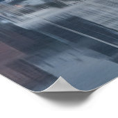 Liverpool Skyline Reflektion Poster (Ecke)