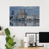 Liverpool Skyline Reflektion