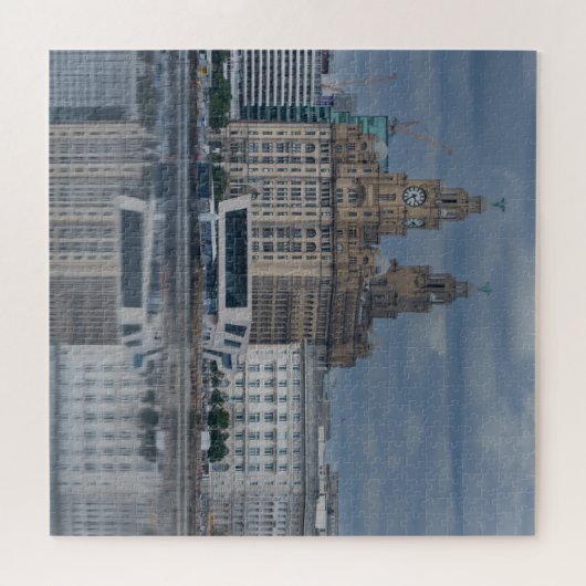 Liverpool Skyline Reflektion Puzzle (Horizontal)