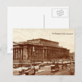 Liverpool, St. George's Hall Postkarte (Vorne/Hinten)