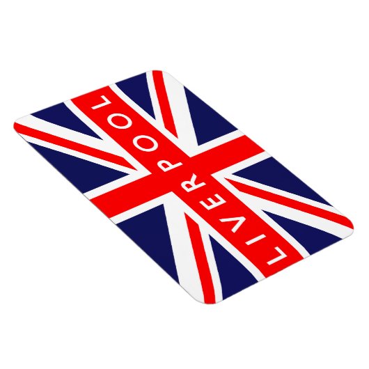 Liverpool UK Flag Magnet (Rechte Seite)