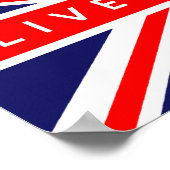 Liverpool UK Flag Poster (Ecke)