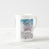 Liverpool UK Skyline Bone China Tasse (Vorderseite Rechts)