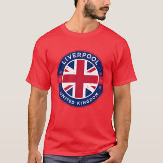 Liverpool UK Union Jack Heritage Music boy T-Shirt