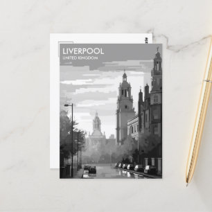 Liverpool United Travel Postcard Postkarte