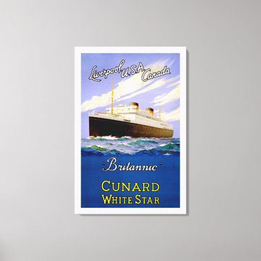 Liverpool, USA und Kanada ~ von Britannic Leinwanddruck (Vorderseite)