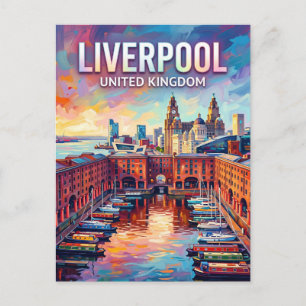 Liverpool Vereinigtes Königreich Postkarte