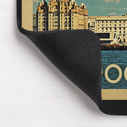 Liverpool Vintage Reise Mousepad (Ecke)
