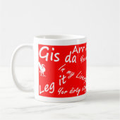 Liverpudlian/Wacker Tasse, rot Kaffeetasse (Links)