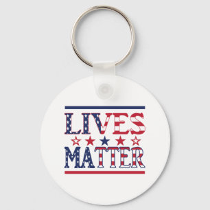 Lives Matter - American Flag Schlüsselanhänger