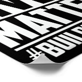 Lives Problem #buildthewall Trump Usa 2020 Design Poster (Ecke)