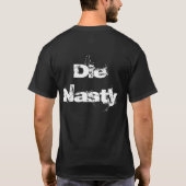LiveSick/DieNasty Schwarzes T-Shirt (Rückseite)