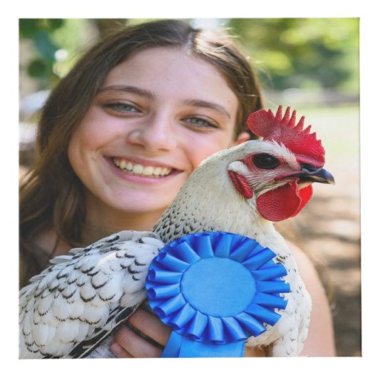 Livestock Show Poultry Photo Customize Würfel (Rechts)