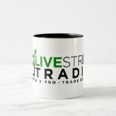 LiveStream HandelsTasse Zweifarbige Tasse (Mittel)
