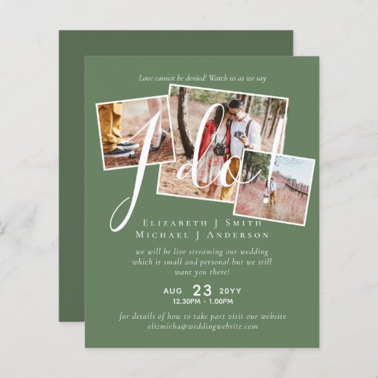 Livestreaming Sehen Sie uns sagen, ich tue! FOTO H (Vorne/Hinten)