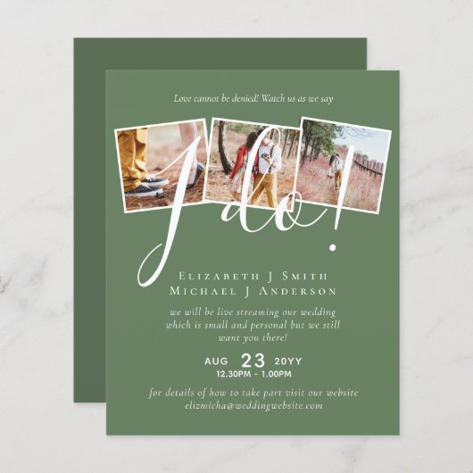 Livestreaming Sehen Sie uns sagen, ich tue! FOTO H (Vorne/Hinten)