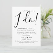 Livestreaming Wedding Einladungen - Sehen Sie uns (Stehend Vorderseite)