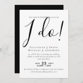 Livestreaming Wedding Einladungen - Sehen Sie uns (Vorne/Hinten)