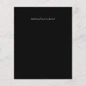 Livestreaming Wedding Einladungen - Sehen Sie uns  (Rückseite)