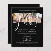 Livestreaming Wedding Einladungen - Sehen Sie uns  (Vorne/Hinten)