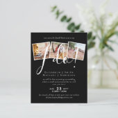 Livestreaming Wedding Einladungen - Sehen Sie uns  (Stehend Vorderseite)