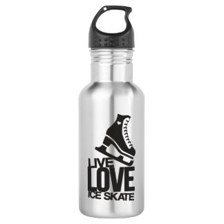 Livezahl Skaten der Liebe-Eis-Skate-| Trinkflasche