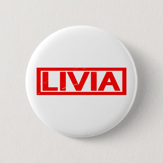 Livia Briefmarke Button (Vorderseite)