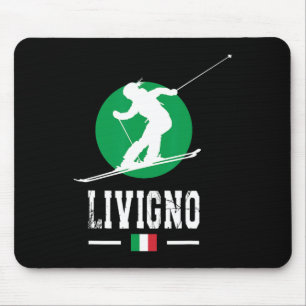 Livigno Italien Ski Resort Alpen Italienisches Ski Mousepad