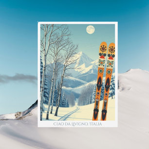 Livigno Lombardia Italien Postkarte