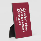 Livin' amerikanischer Traum Fotoplatte (Seite)