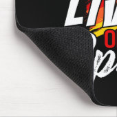 Livin auf einem Bowling Shirt Funny Bowler Bowlin Mousepad (Ecke)