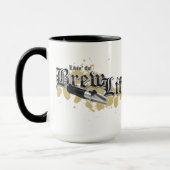 Livin das Gebräu-Leben Tasse (Links)