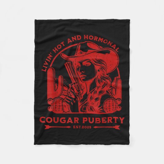 Livin Hot And Menopause Fleecedecke (Vorderseite)