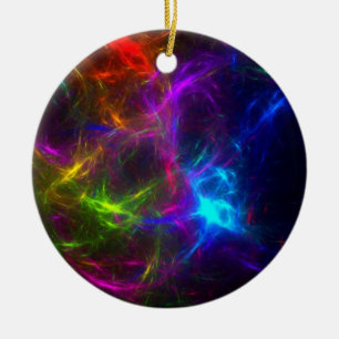 Livin im Paradies eines Ravers Keramikornament