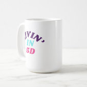 Livin' in 5D-Tasse Kaffeetasse (Vorderseite Links)