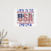 Livin' in den USA Dystopia Poster (Küche)