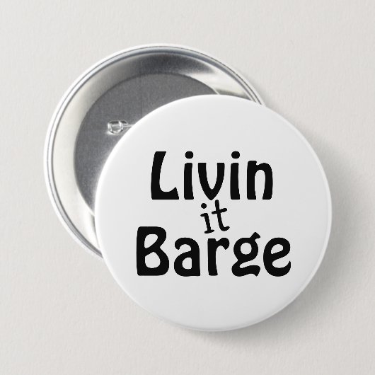 Livin it Barge Canal BootCaptain Button (Vorne & Hinten)