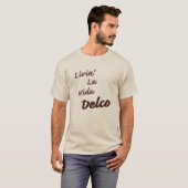 Livin La Vida Delco Rot grau T-Shirt (Vorne ganz)