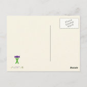 Livin La Vida Goata lustiger schreiender Postkarte (Rückseite)