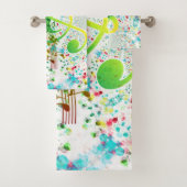 Livin Leben Lovin Musik!! Neuheit Badhandtuch Set (Insitu)