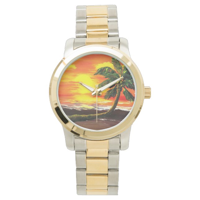 Livin' On ALoha Time Armbanduhr (Vorderseite)