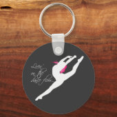 Livin' on Dance Floor Dancer Schlüsselanhänger (Vorderseite)