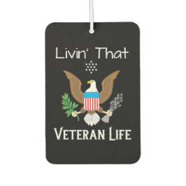 Livin' That Veteran Life Air Freshener Autolufterfrischer