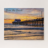 Livin' the Beach - Balboa Pier, Newport Beach Puzzle (Horizontal)